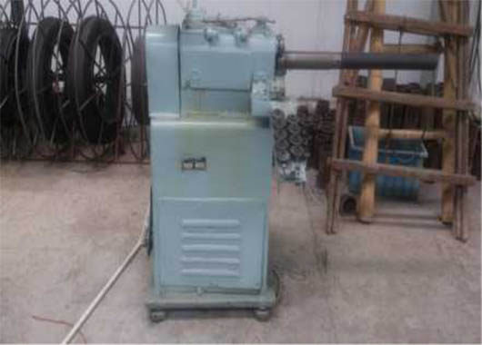 Steel belt forming and winding machine